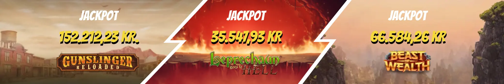 Jackpots på Kapow Casino